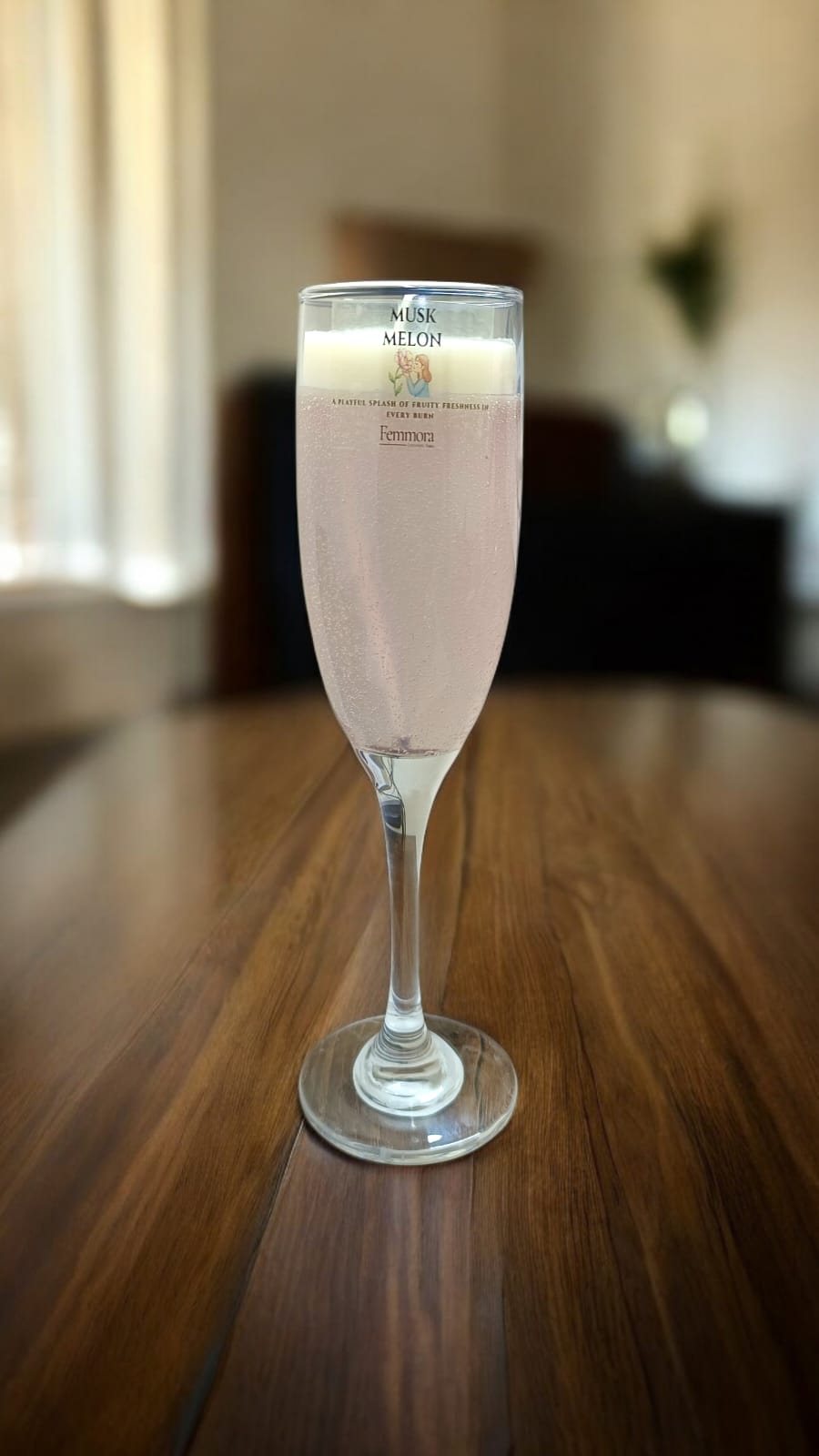 Luxury Gel Candles Champagne Flutes