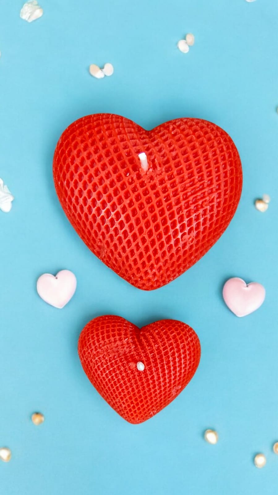 femmor candle heart valentines day