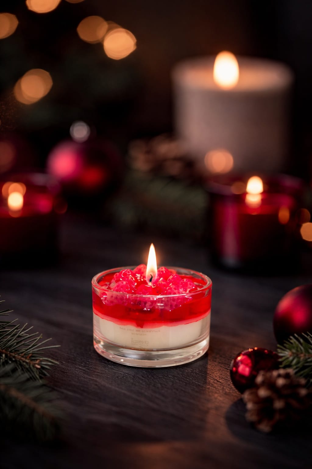 femmora candles melting raspberry soy wax candle