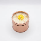 Luxury Mogra Scented Candle 100g | Elegant Gold Tin Jar | Long Lasting Aromatherapy Candle for Home Décor, Stress Relief & Gifts for Women